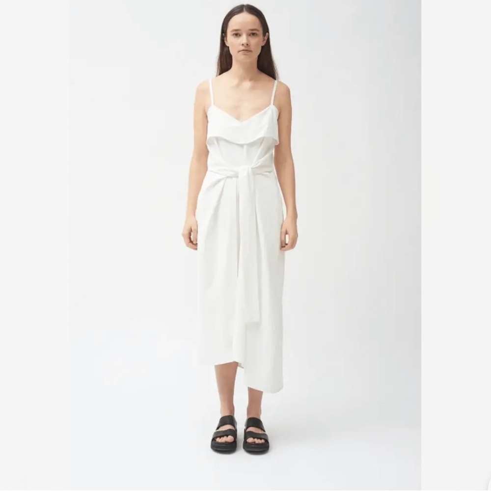 Colovos | White Sleeveless Midi Dress Sz 2